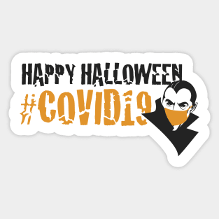 Happy Halloween #Covid19 Sticker